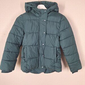 Gerl's Winter Long Puffer color Green Size M (8)